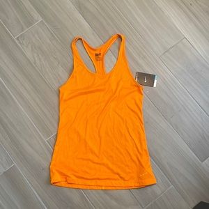 Small Orange NIKE Dri-Fit Racerback Tank